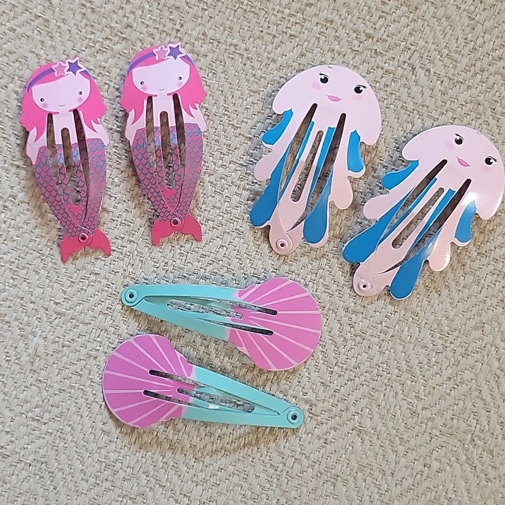 Mermaid Hair Clips Set